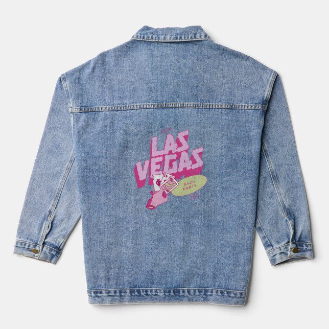 Veste En Jean rétro bachelorette de las vegas (Verso)