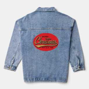Veste En Jean Rétro de Noël