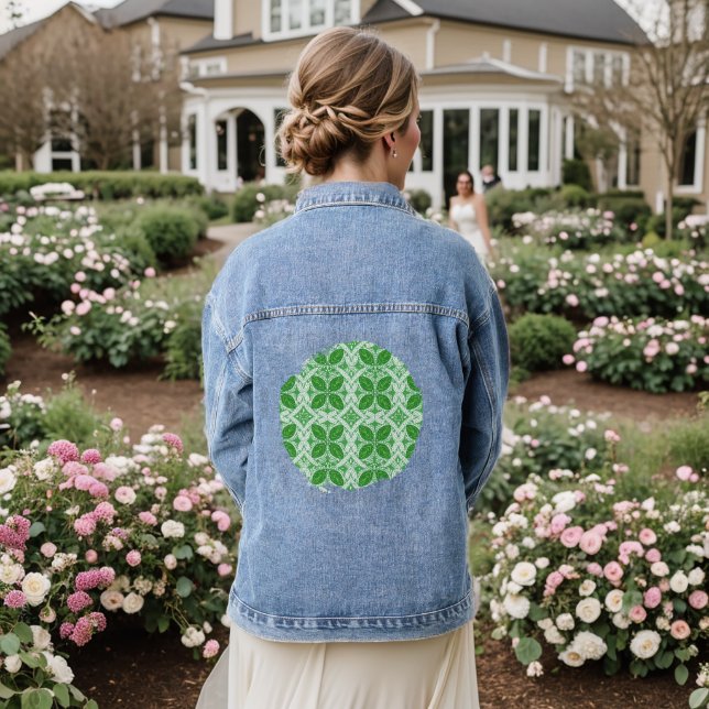 Veste En Jean Rêverie dentelle (Mariage Retour)