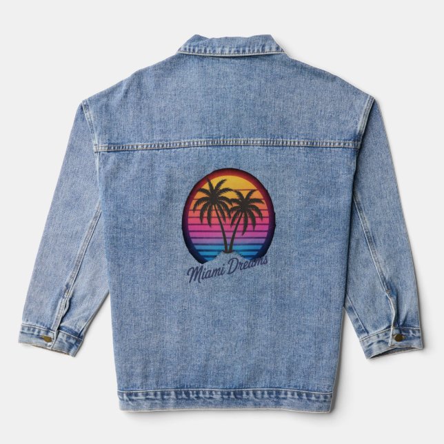 Veste En Jean Rêves de Miami (Verso)