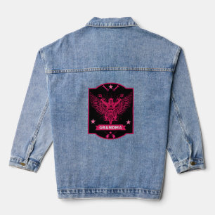 Veste En Jean Rider moto Grandma