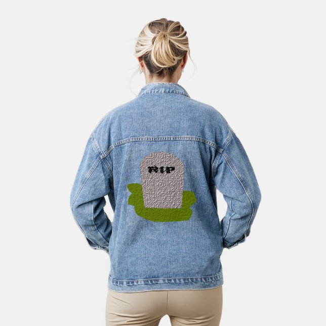Veste En Jean RIP Tombstone (Modèle)