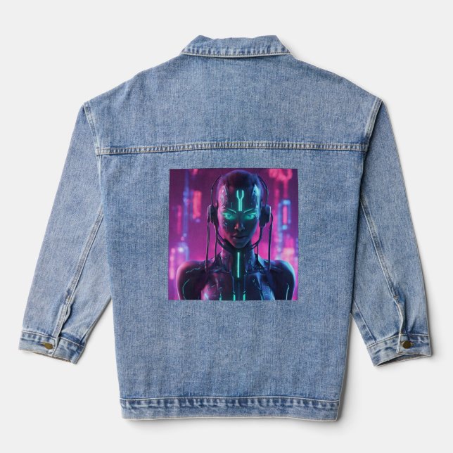 Veste En Jean robot pirate (Verso)