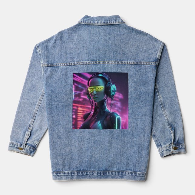Veste En Jean robot pirate (Verso)