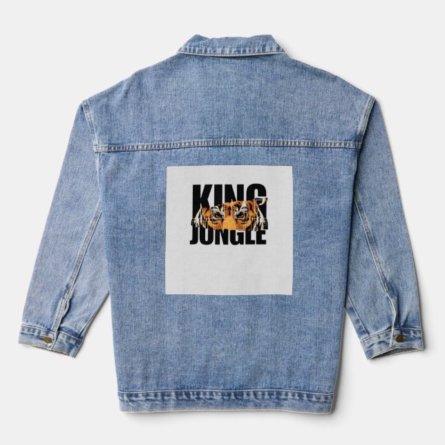Veste En Jean Roi de la Jungle (Verso)