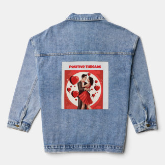 Veste En Jean Romantic Valentine Couple T-Shirt | Love Heart 💚 