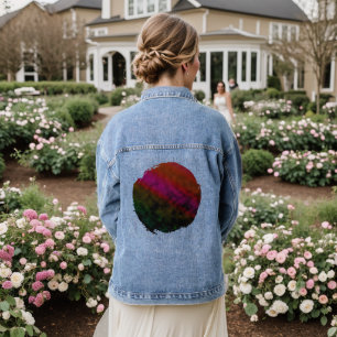 Veste En Jean Rose Ember Fondu