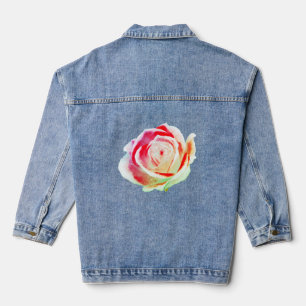 Veste En Jean Rose multicolore