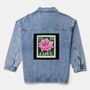 Veste En Jean Rose Rose amour