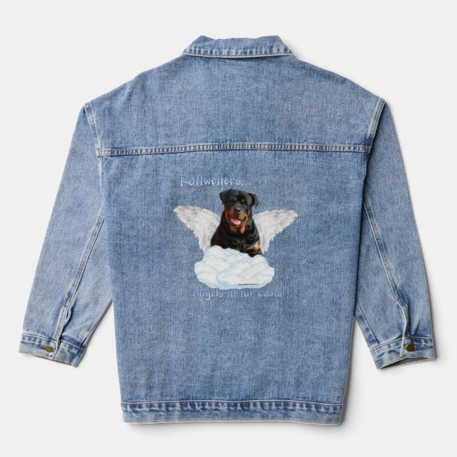 Veste En Jean Rottweiler Angel (Verso)