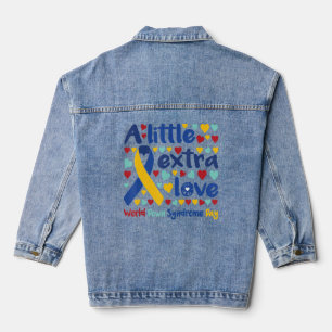 Veste En Jean Ruban Un Peu Plus Loin World Down Syndrome Day