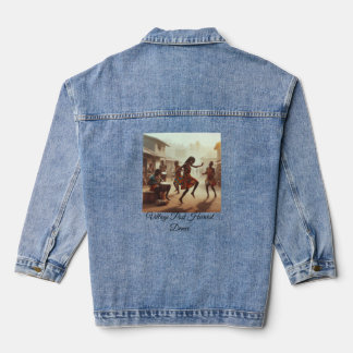 Veste En Jean Rythmes d'abondance : Joie d'après-récolte
