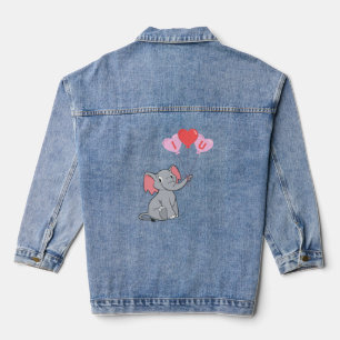 Veste En Jean Saint-éléphant Saint-Valentin