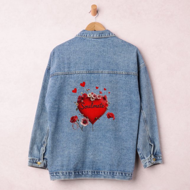 Veste En Jean Saint Valentin au coeur de l'âme (Hangar)