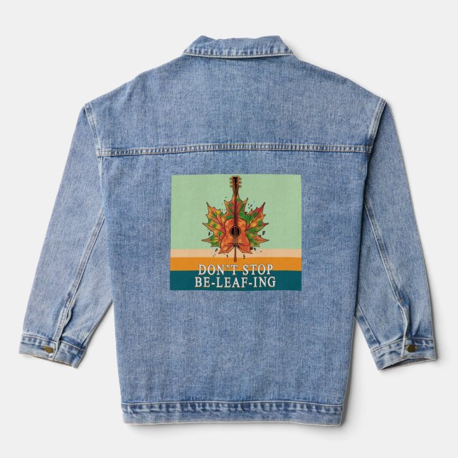 Veste En Jean saison d'automne (Verso)