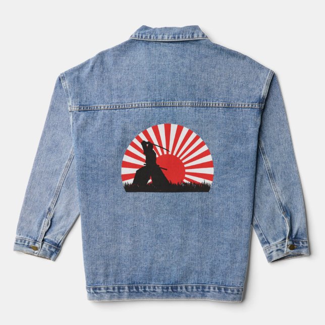 Veste En Jean Samurai Spirit Denim Jacket (Verso)