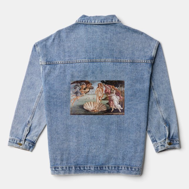 Veste En Jean Sandro Botticelli - Naissance de Vénus (Verso)