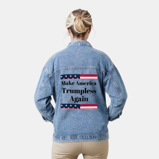 Veste en jean sans Trump (Modèle)