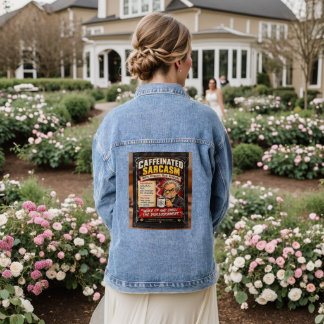veste en jean sarcasm coffee par ej gold