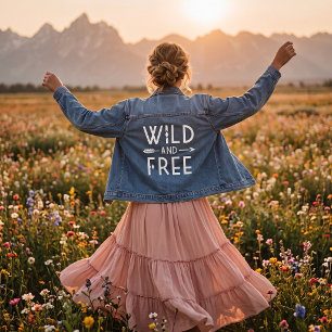 Veste En Jean Sauvage et Libre
