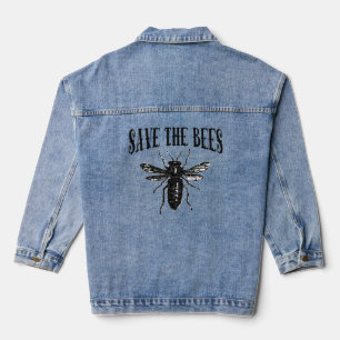VESTE EN JEAN SAUVER LES ABEILLES