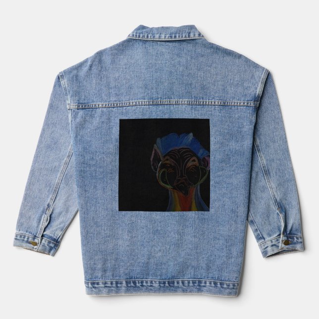 Veste En Jean Sci-fi Hybrid Denim Jacket (Verso)