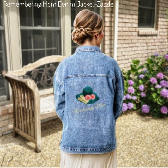 Veste En Jean Se souvenir de maman (Créateur téléchargé)