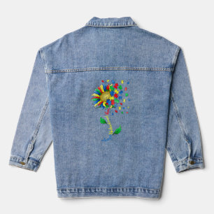 Veste En Jean Sensibilisation sur l'autisme Chemises Accepter Co