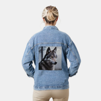 Veste En Jean Sentinelle au clair de lune