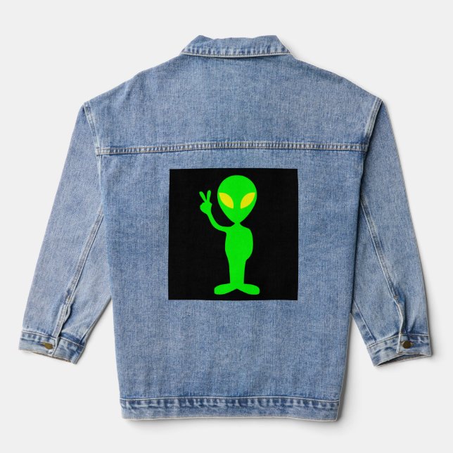VESTE EN JEAN SIGNE DE PAIX ALIEN DENIM JEAN JACKET (Verso)