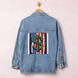 Veste En Jean Signe dollar