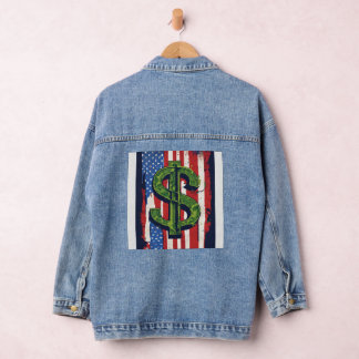 Veste En Jean Signe dollar