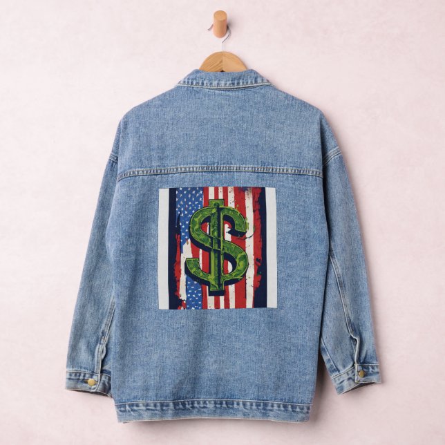 Veste En Jean Signe dollar (Hangar)