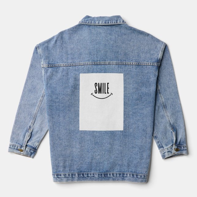 Veste En Jean Simple sourire (Verso)