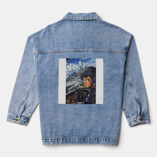 Veste En Jean Skyburner : Ailes de minuit (Verso)