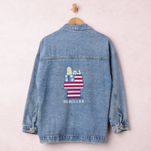 Veste En Jean Snoopy sur 4 juillet Dog House