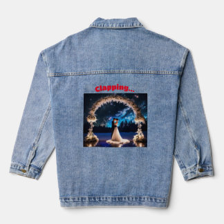 Veste En Jean "Snowflake Serenade : Jean femmes avec 'Clapping'