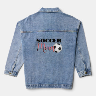 Veste En Jean Soccer Maman Denim Jean Veste