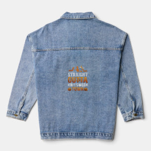 Veste En Jean Sortie directe de la ville d'Halloween Sorcière Lu