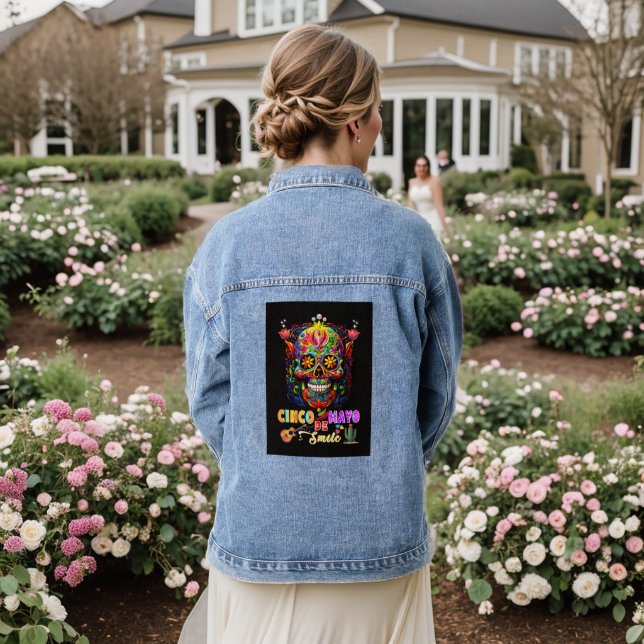 Veste En Jean Sourire du Cinco De Mayo (Mariage Retour)