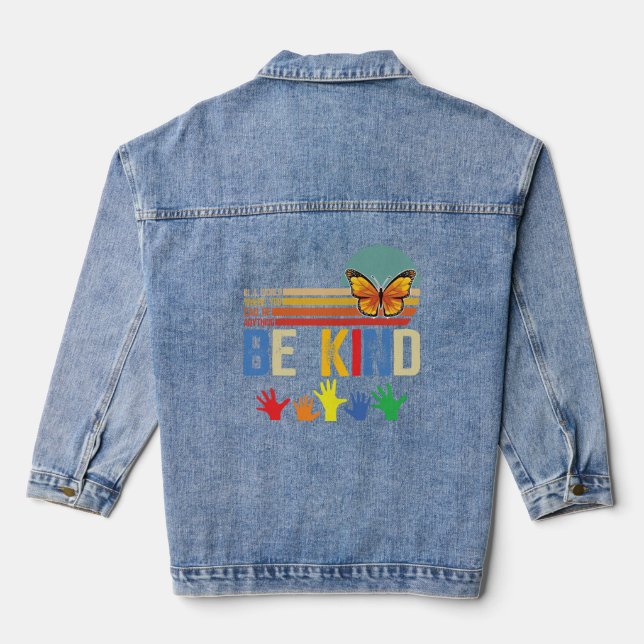 Veste En Jean Soyez gentil (Verso)