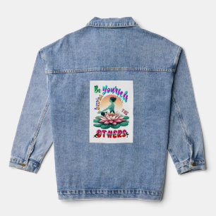 Veste En Jean Soyez Vous-Même Inspirer Les Autres