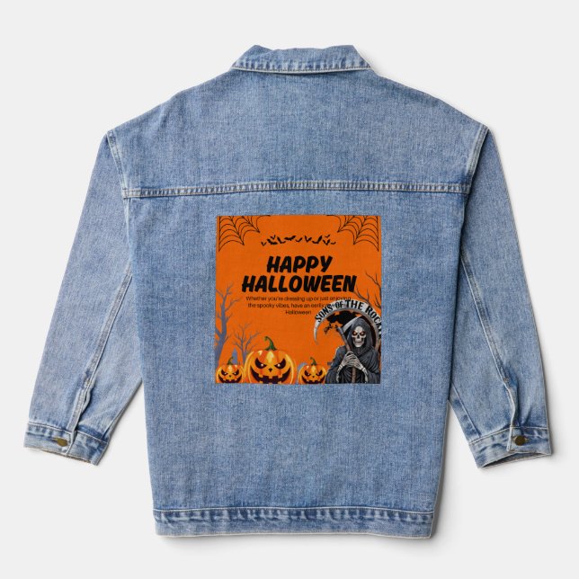 Veste En Jean spécifique à l'halloween (Verso)