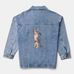 Veste En Jean Sphynx cat
