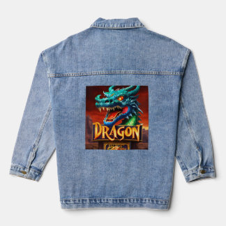 Veste En Jean Spin Fire, Win Big - Jackpot Dragon Femme
