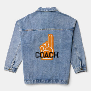 Veste En Jean Sports Finger Orange Team COACH S'AMUSER