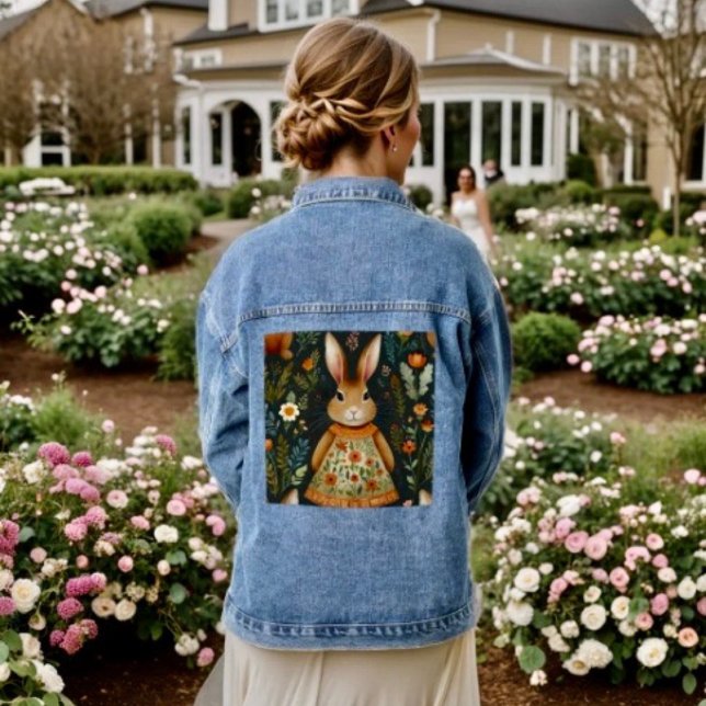 Veste En Jean Springtime Bunny Magic Jean Jacket (Créateur téléchargé)