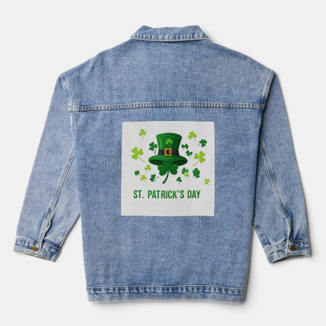 VESTE EN JEAN ST. PATRICK`S DAY (Verso)