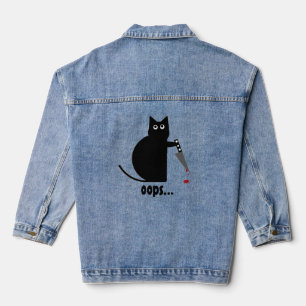 Veste En Jean Stabby Cat