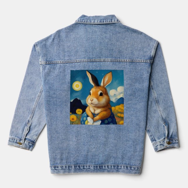 Veste En Jean Starry Spring Bunny Jean Jacket (Verso)